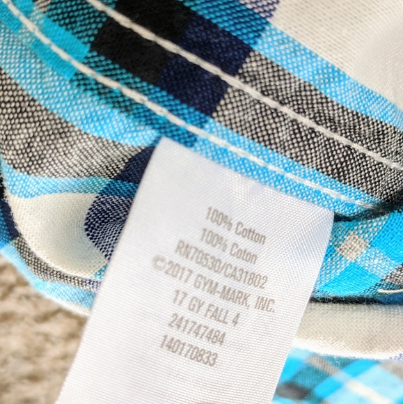 NWOT Gymboree Boy's Plaid Shirt - Picture 4 of 5